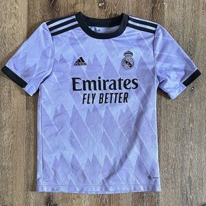adidas Kids Purple Soccer Jersey